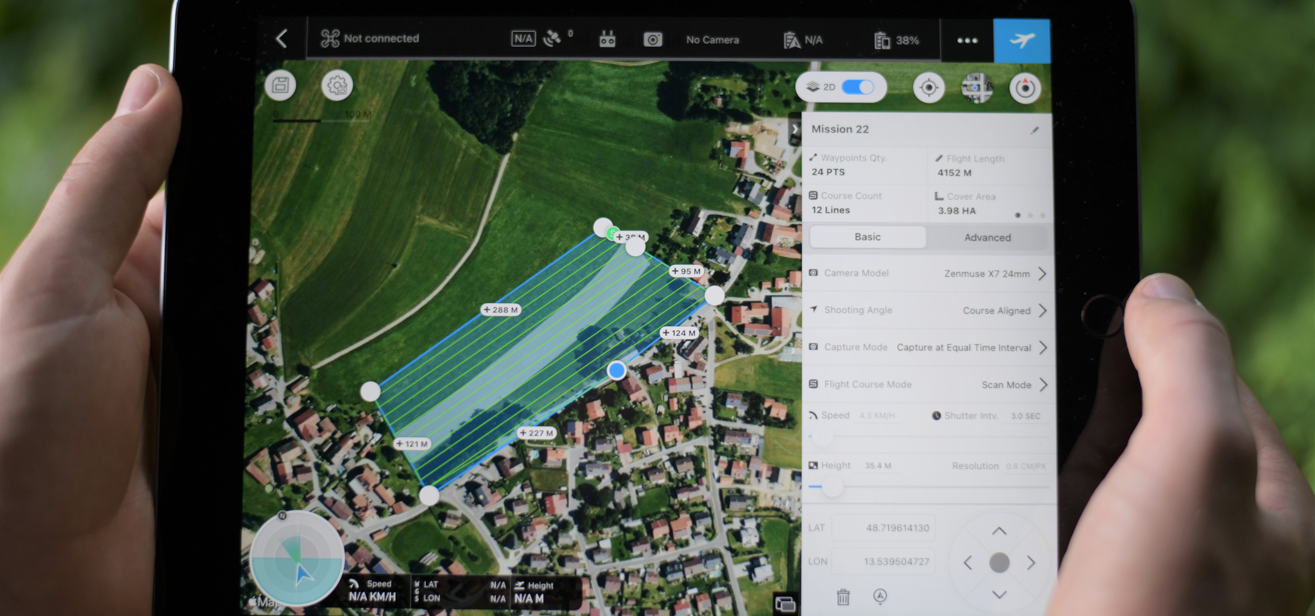 Planungsbüro Grassl Geländeaufmaß durch Drohne