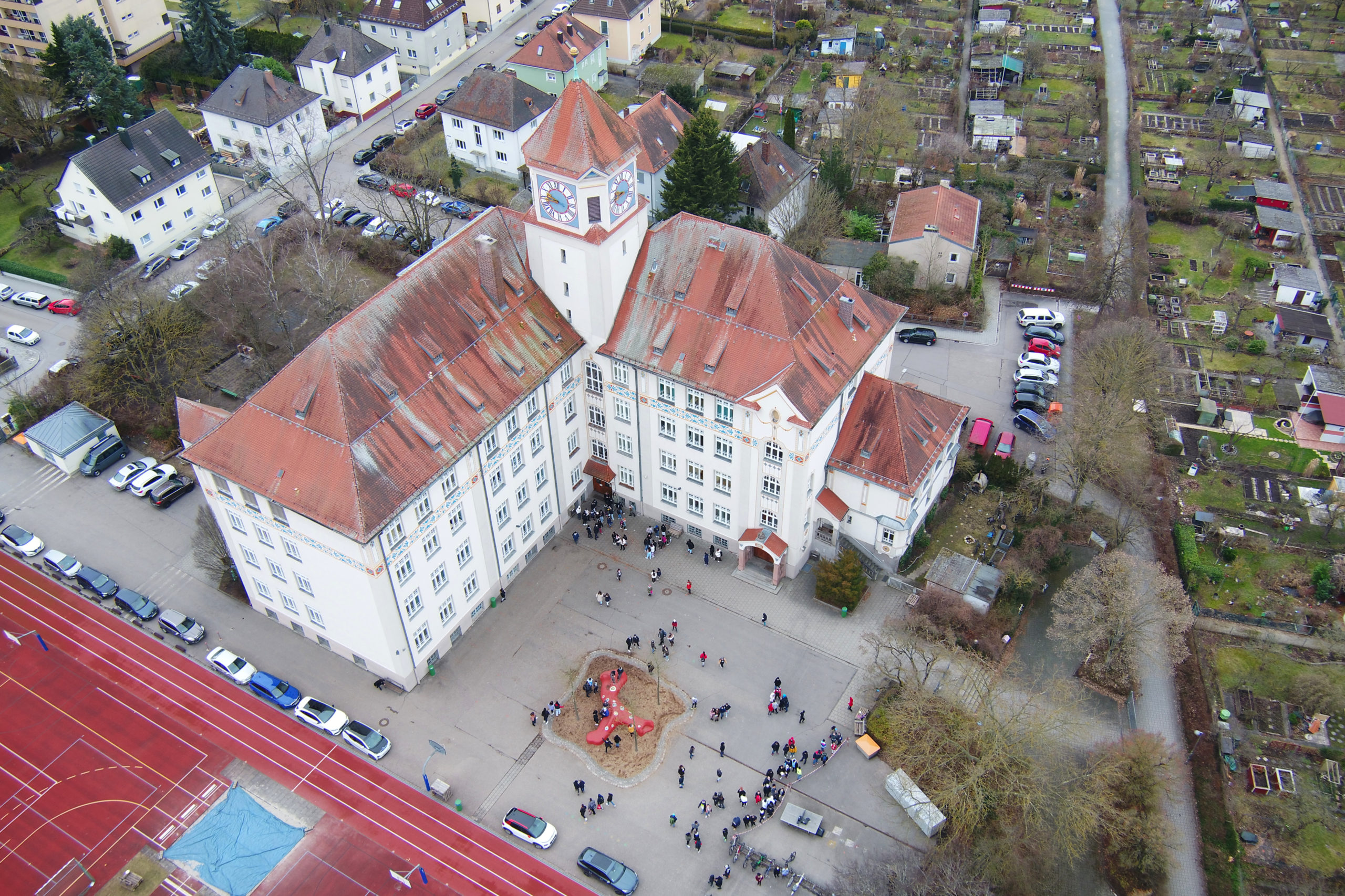 Mit BNI an der Pestalozzischule Regensburg.