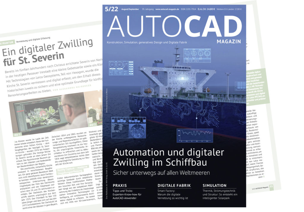 AUTOCAD Magazin 5/22 - Ein digitaler Zwilling für St. Severin